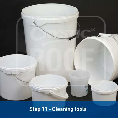 Step 11 - Cleaning tools Step 11 - Cleaning tools
