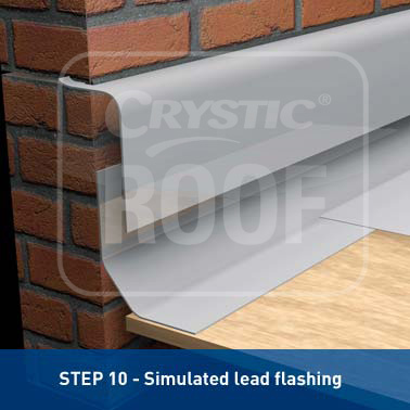 Step 10 - Simulated lead flashing